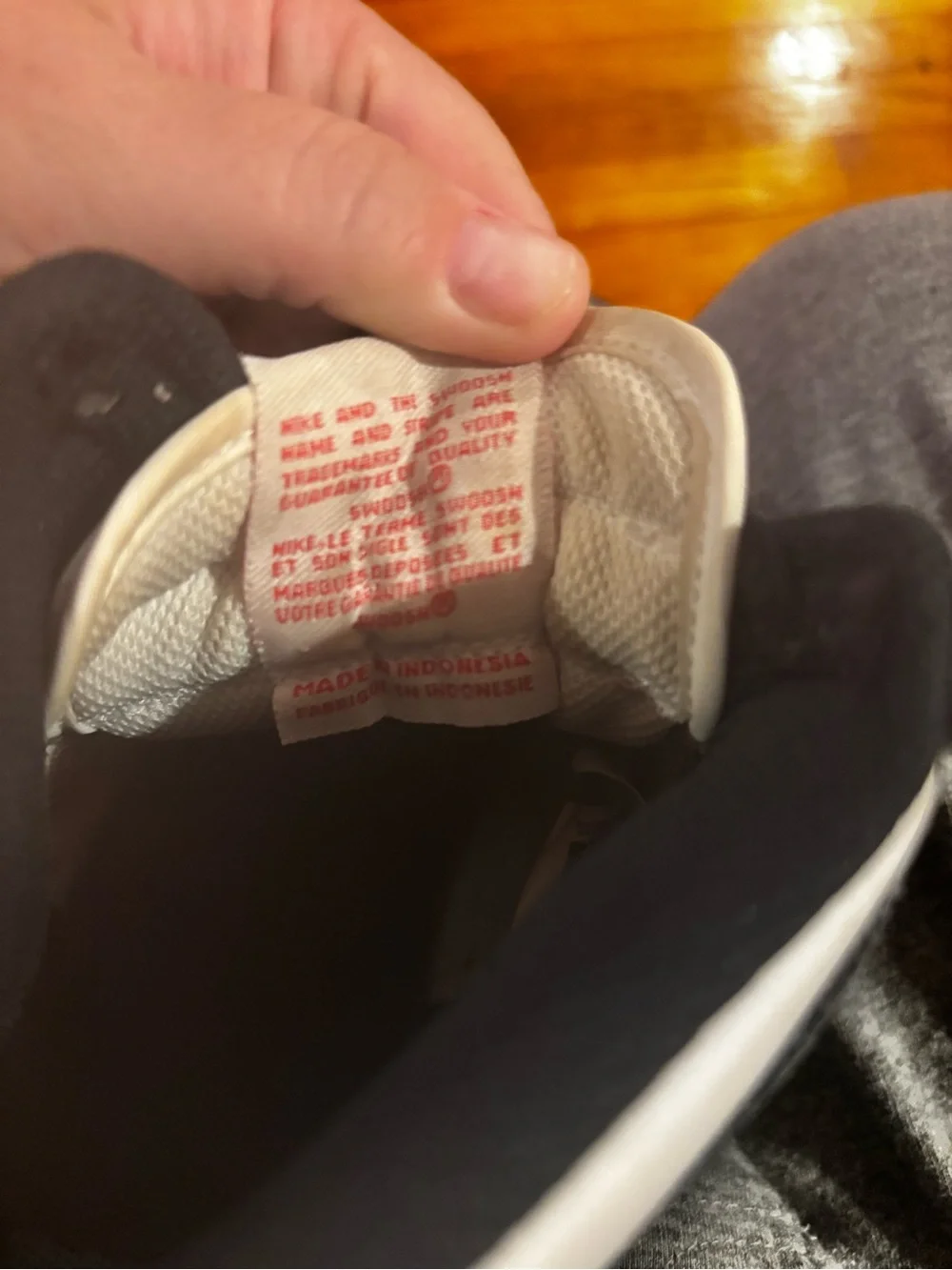 Nike Black and White women’s High-Top Sneakers